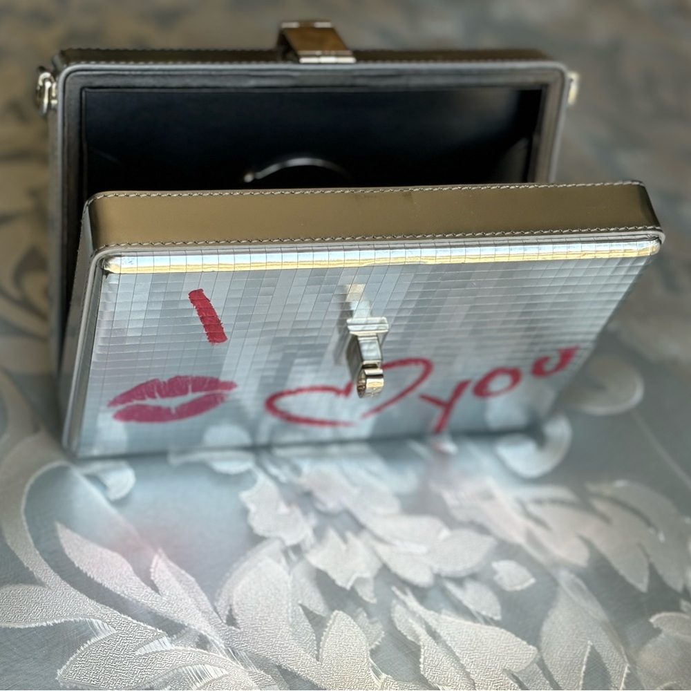 Dolce and Gabbana Kiss Graffiti Clutch
